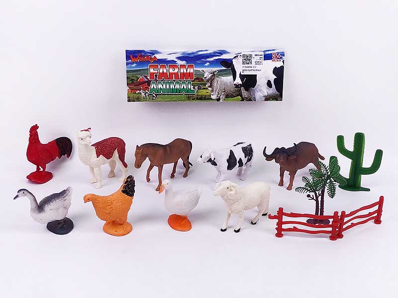 5.5inch Field Animal Set(9in1) toys