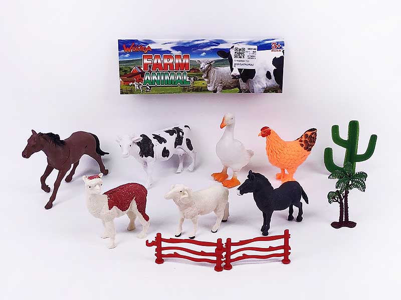 5.5inch Field Animal Set(7in1) toys