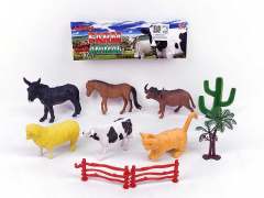 5.5inch Field Animal Set(6in1) toys