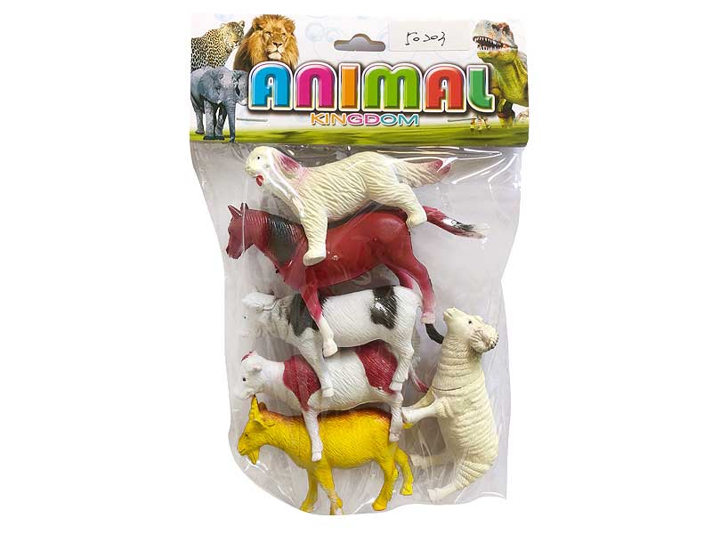 Farm Animal Set(6in1) toys