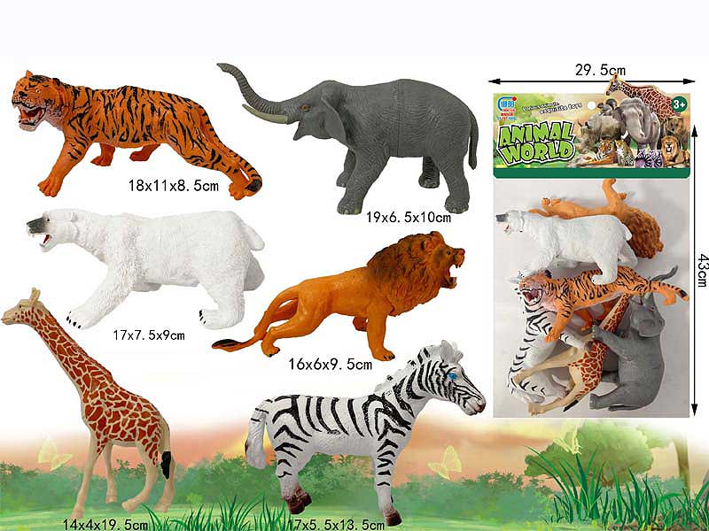 Animal Set(6in1) toys