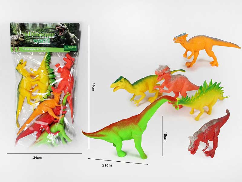 10inch Dinosaur(6in1) toys