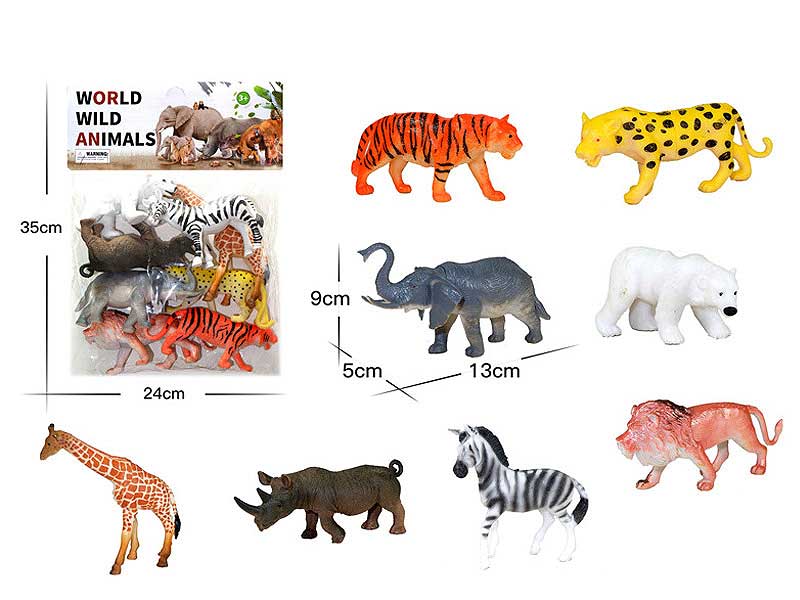 6.5inch Animal Set(8in1) toys