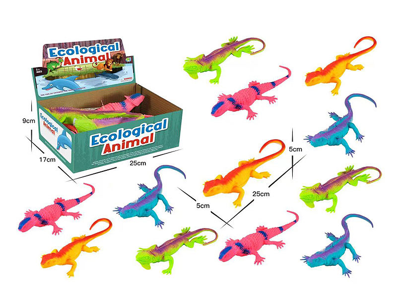 Lizard W/Whistle(12in1) toys