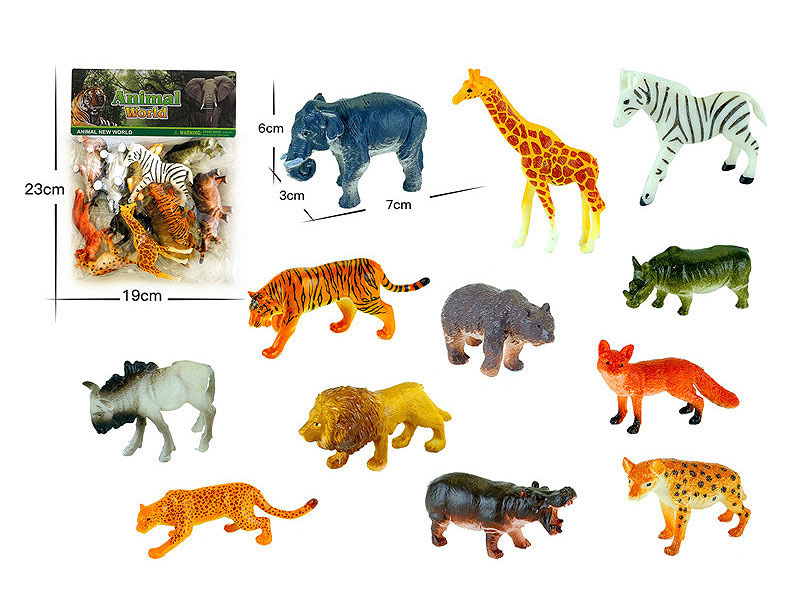 3.5inch Animal Set(12in1) toys