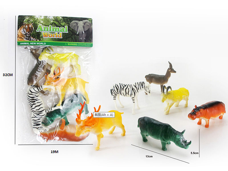 8inch Animal(6in1) toys