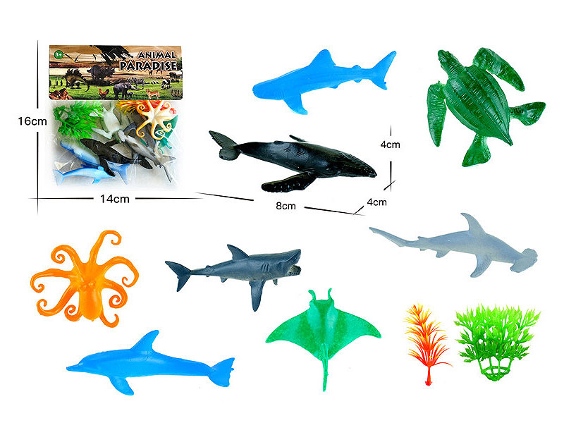 Submarine Animal Set(8S) toys