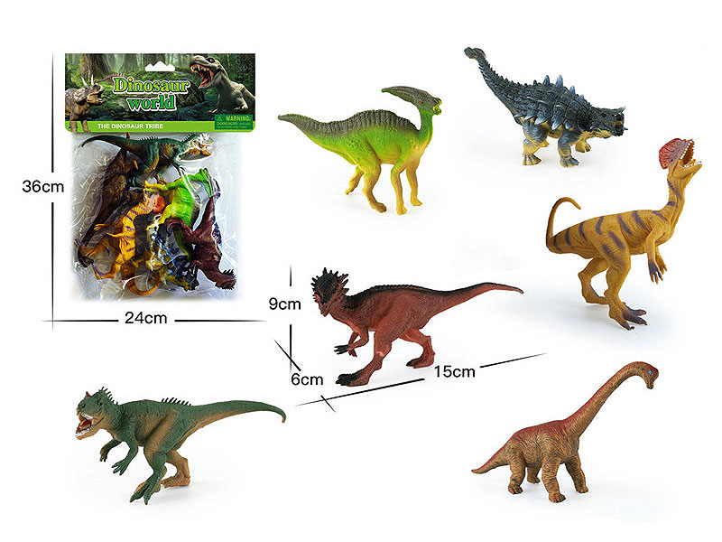 7inch Dinosaur(6in1) toys