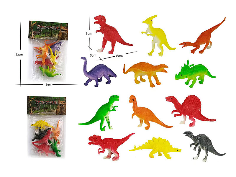 3.5inch Dinosaur(6in1) toys