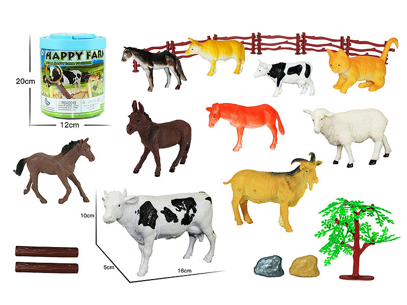 Farm Animal Set(10in1) toys