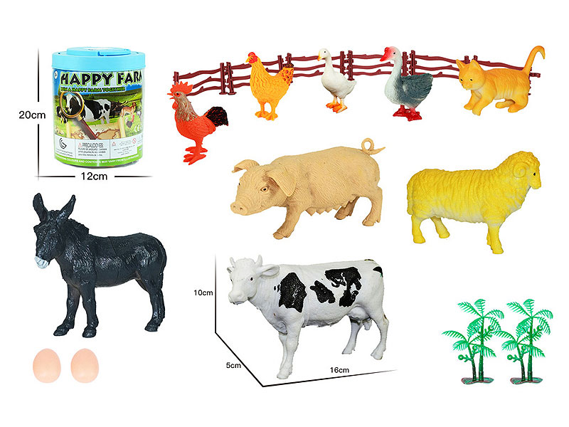 Farm Animal Set(9in1) toys