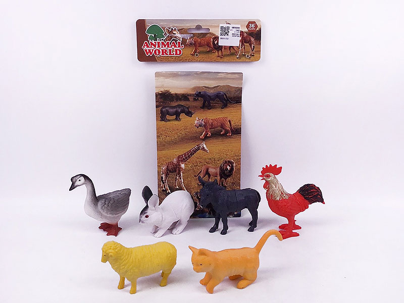 Poultry Animals(6in1) toys