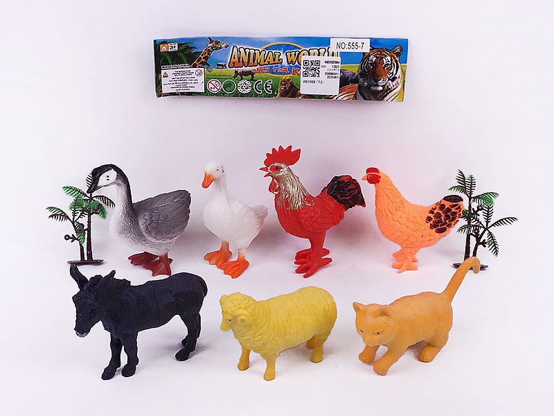 Poultry Animals Set(7in1) toys