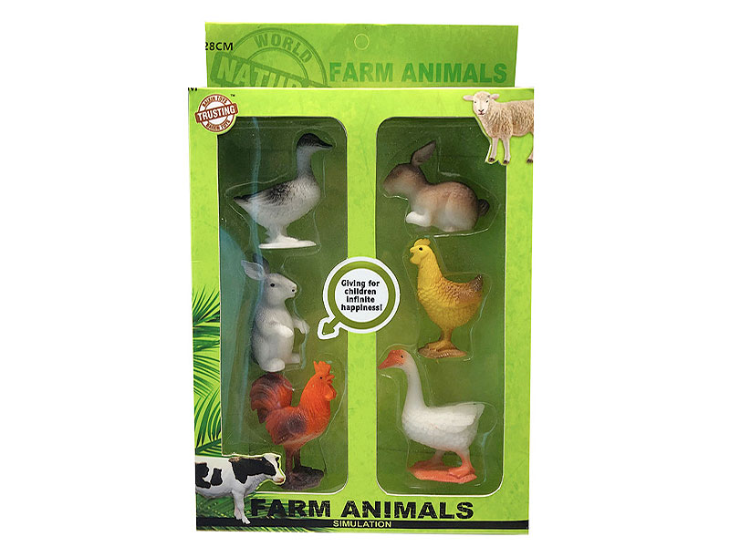 Farm Animal(6in1) toys