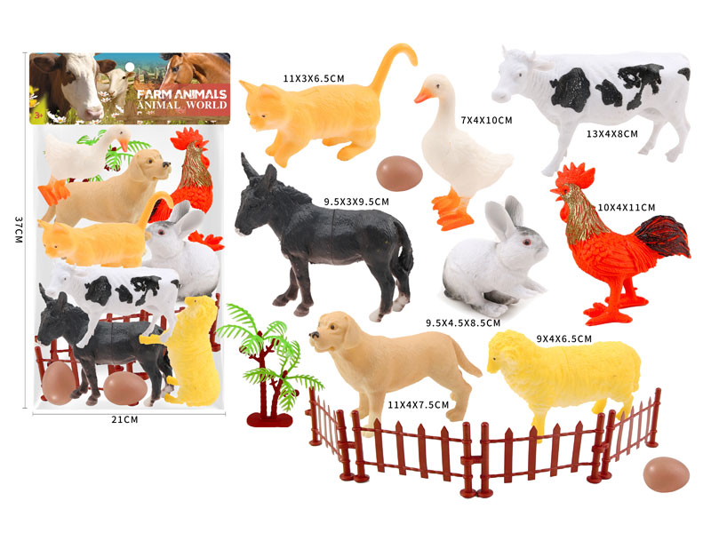 Farm Animal Set(8in1) toys