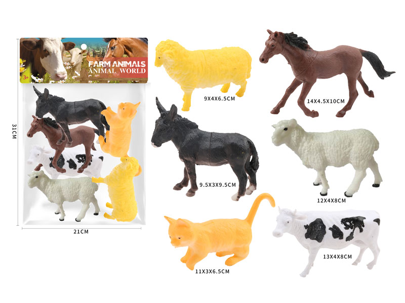 Farm Animal(6in1) toys