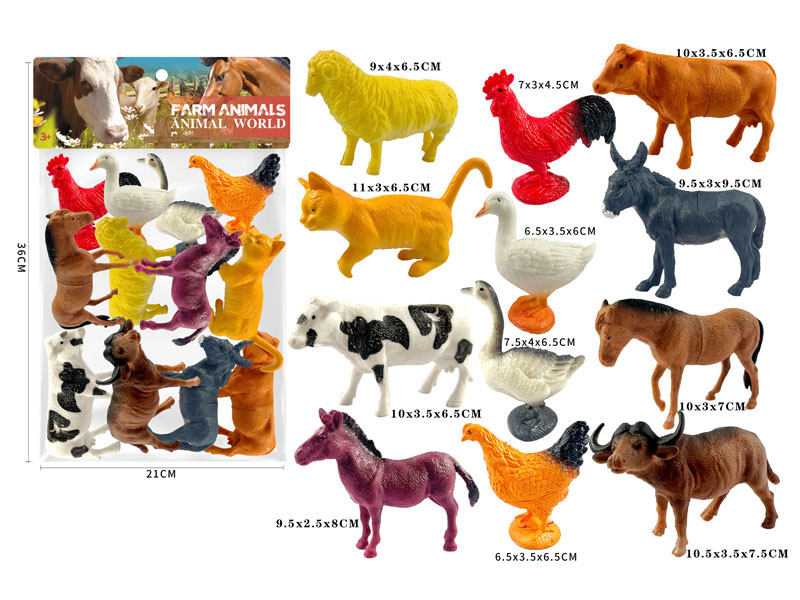 Farm Animal(12in1) toys