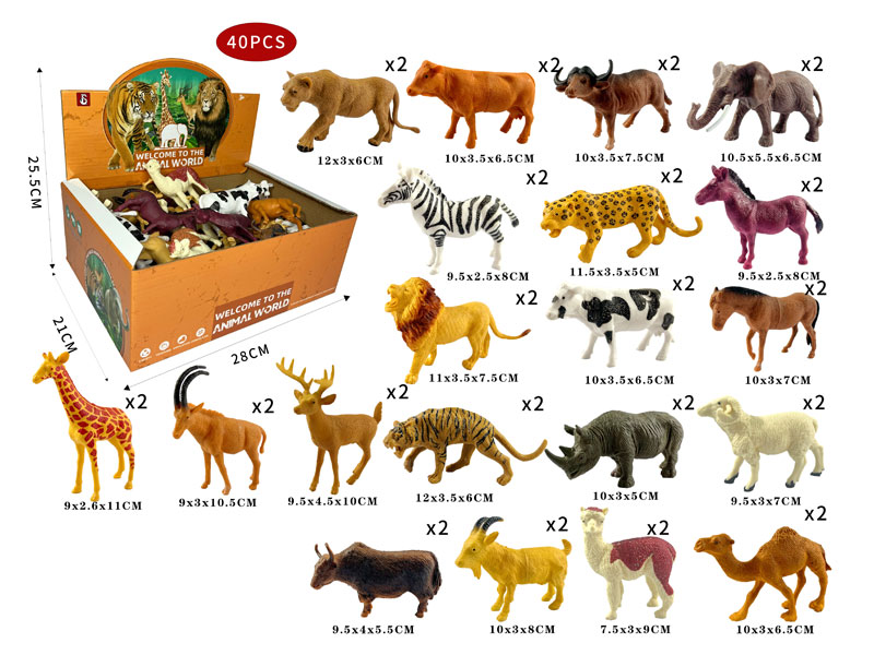 Wild Animal(40in1) toys