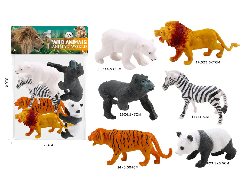 Wild Animal(6in1) toys