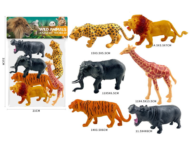 Wild Animal(6in1) toys