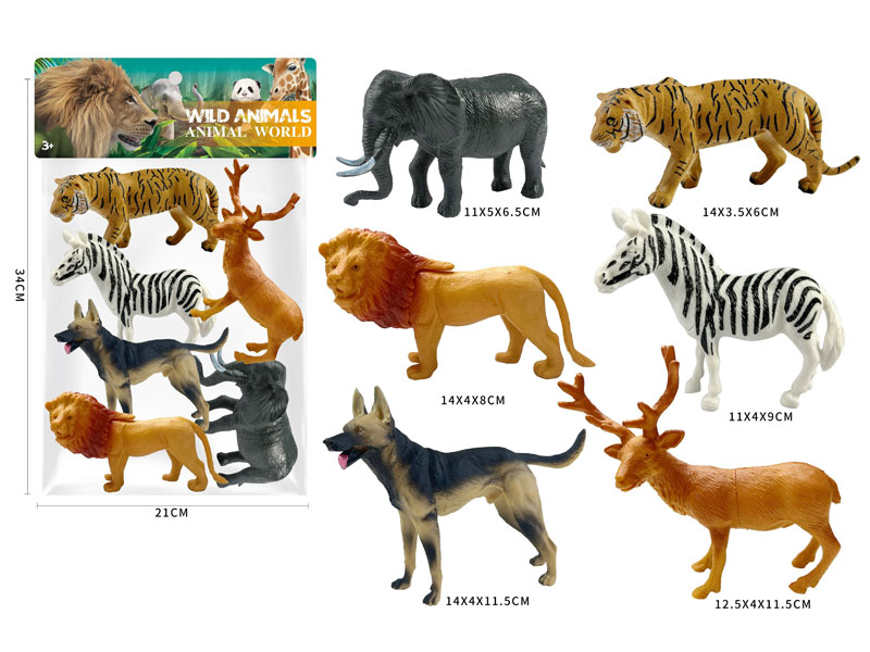 Wild Animal(6in1) toys