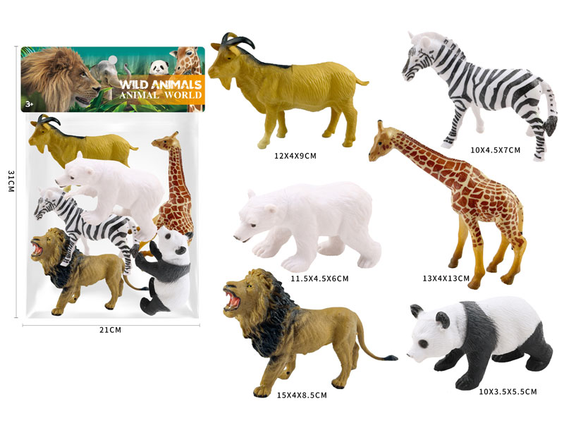 Wild Animal(6in1) toys