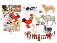 Farm Animal Set(6in1) toys