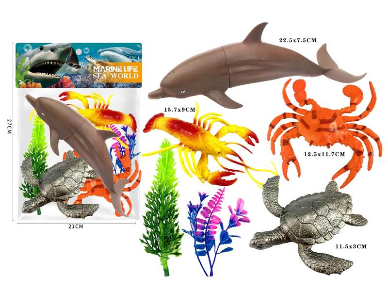 Ocean Animal Set(4in1) toys