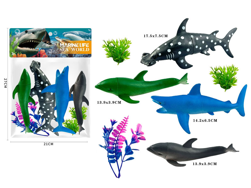 Ocean Animal Set(4in1) toys