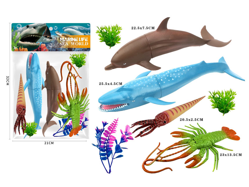 Ocean Animal Set(4in1) toys