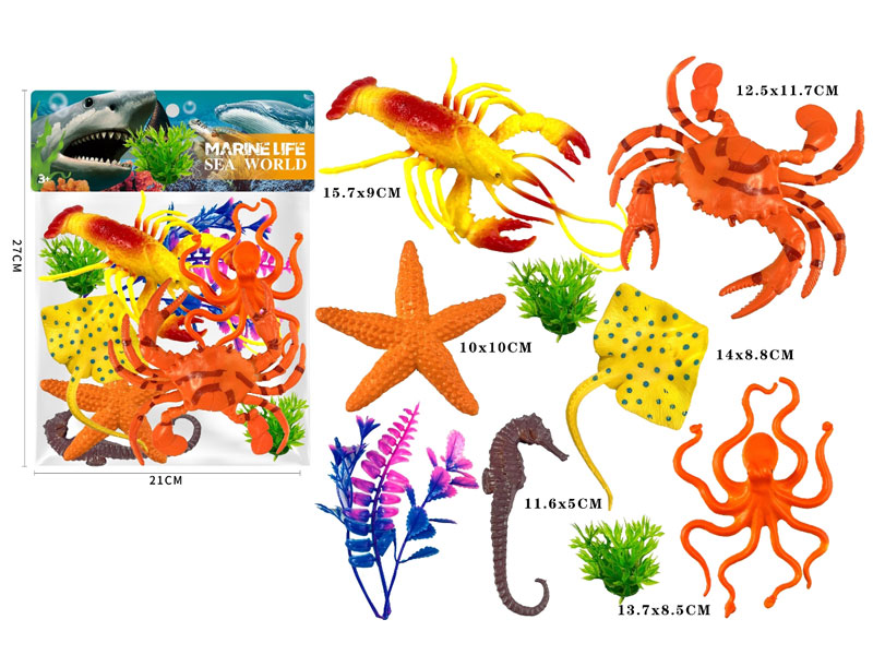 Ocean Animal Set(6in1) toys