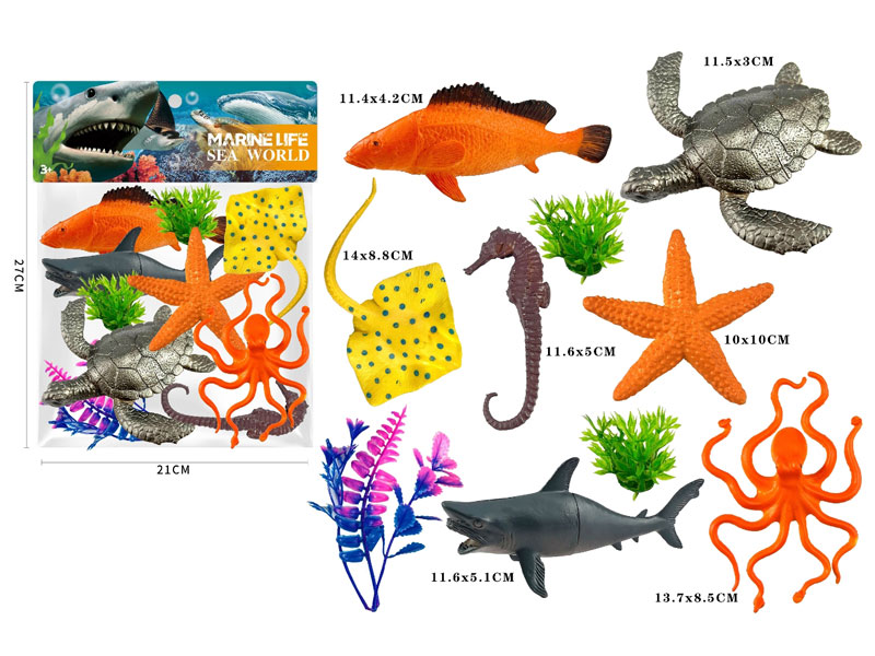 Ocean Animal Set(7in1) toys