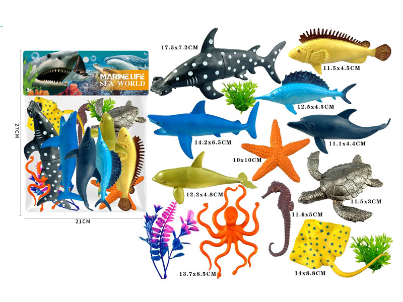 Ocean Animal Set(11in1) toys