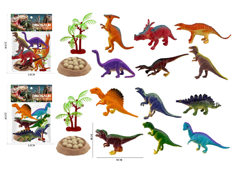 4.5inch Dinosaur Set(6in1) toys
