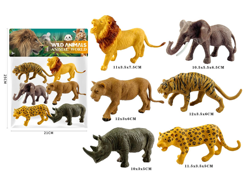 Wild Animal(6in1) toys