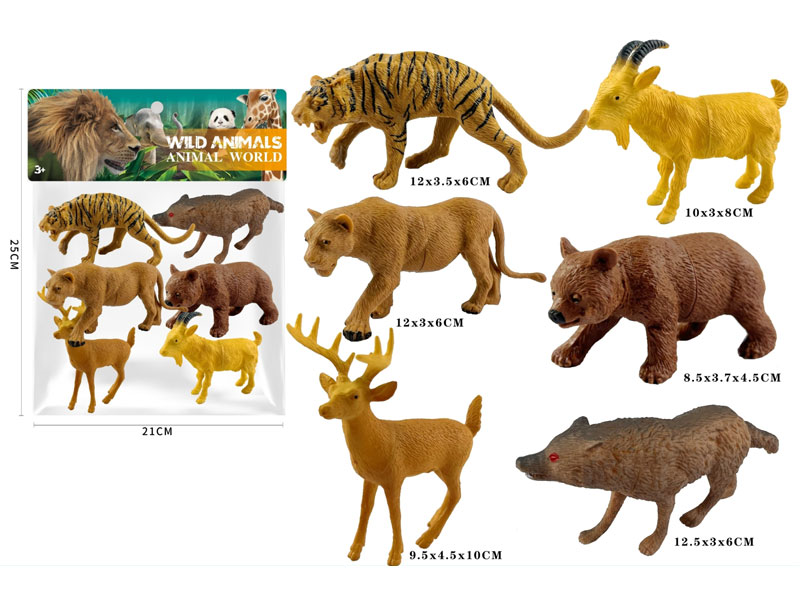 Wild Animal(6in1) toys