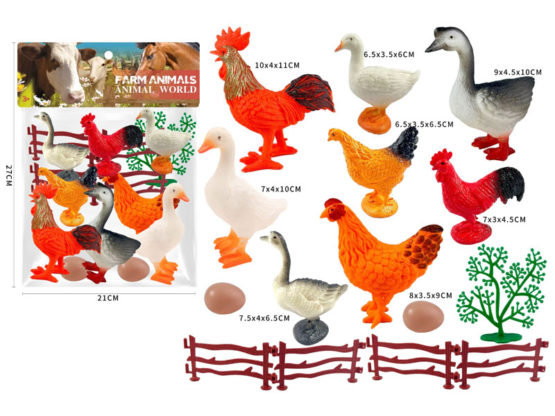 Farm Animal Set(8in1) toys