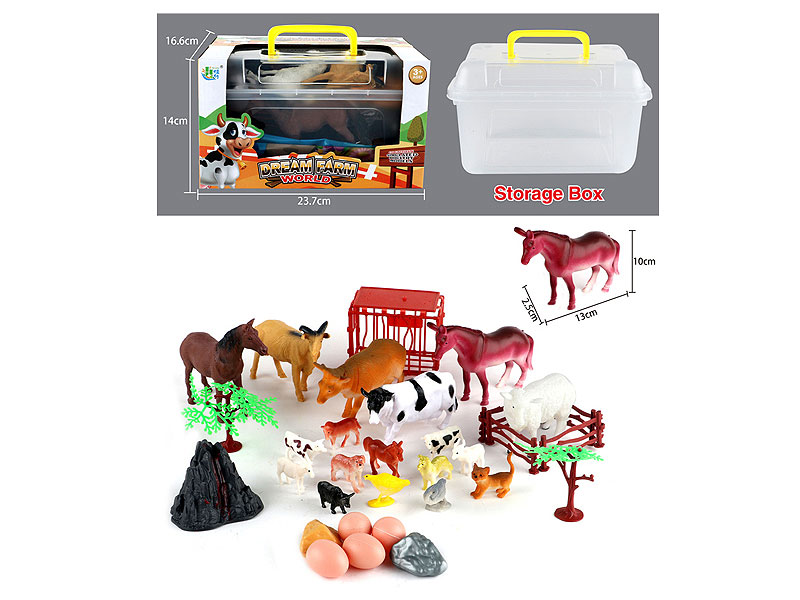 Farm Animal Set(17in1) toys