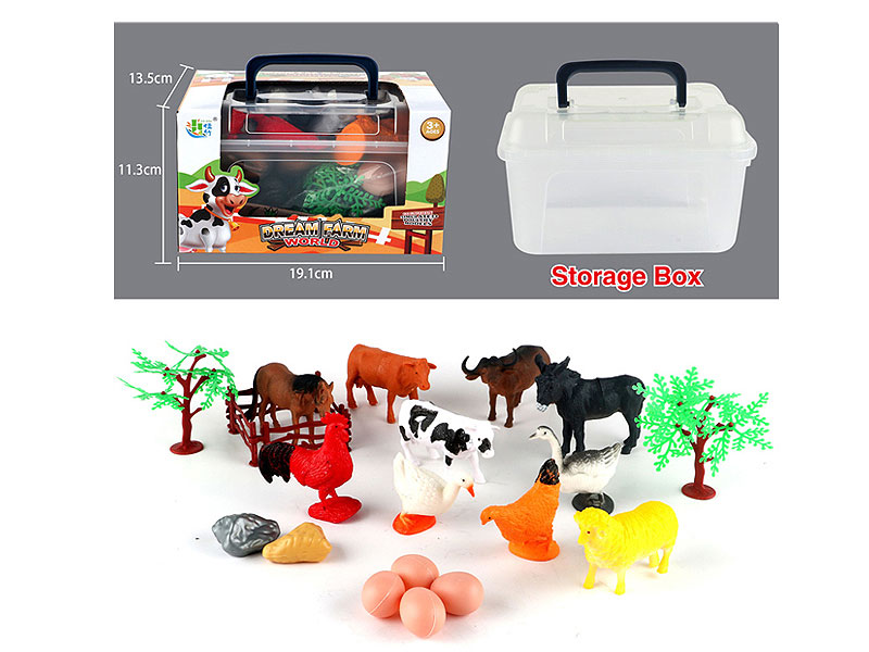 Farm Animal Set(10in1) toys