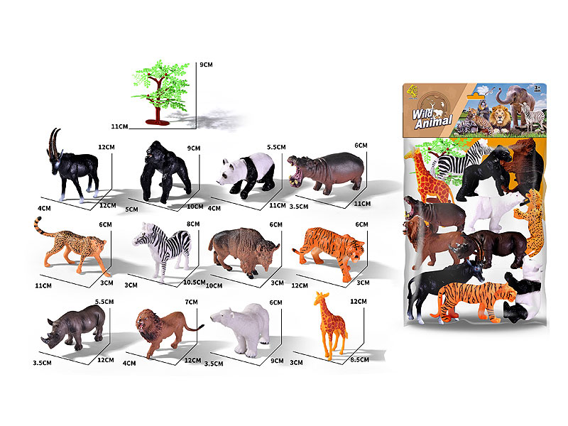 Animal Set(12in1) toys