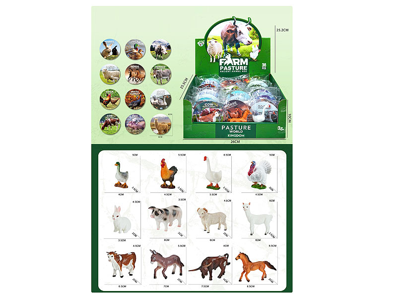 Farm Animal(36in1) toys