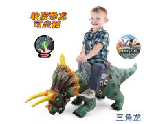 Mount Triceratops W/IC toys