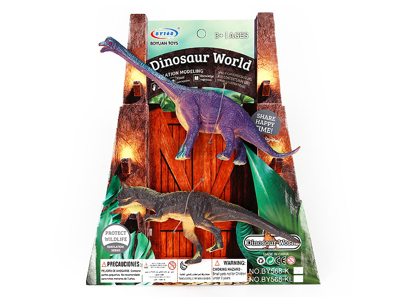 6inch Brachiosaurus & Torosaurus toys