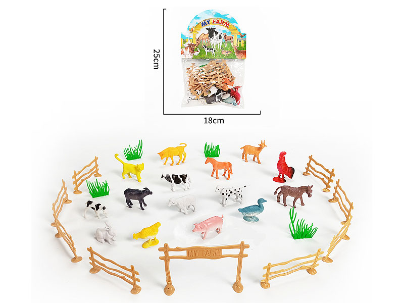 2inch Farm Animal(15in1) toys