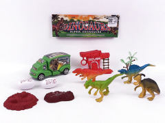 Dinosaur Set & Free Wheel Car toys