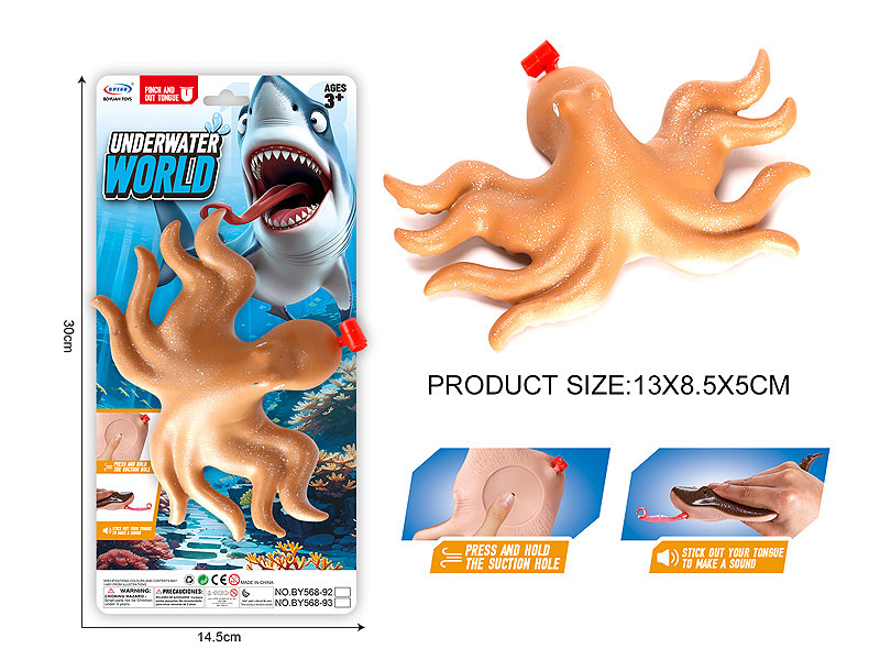 Press And Spit Out Your Tongue Octopus toys