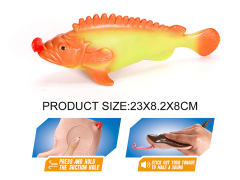 Press And Spit Out Your Tongue Gemstone Fish toys