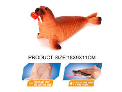 Press And Spit Out Your Tongue Walrus toys