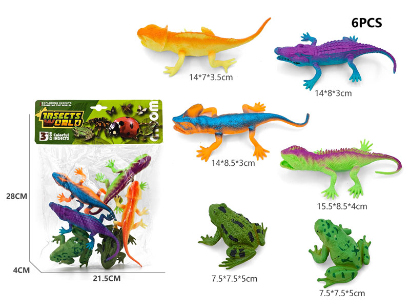 Frog & Lizard(6in1) toys