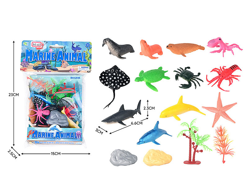 Ocean Animal Set(6in1) toys